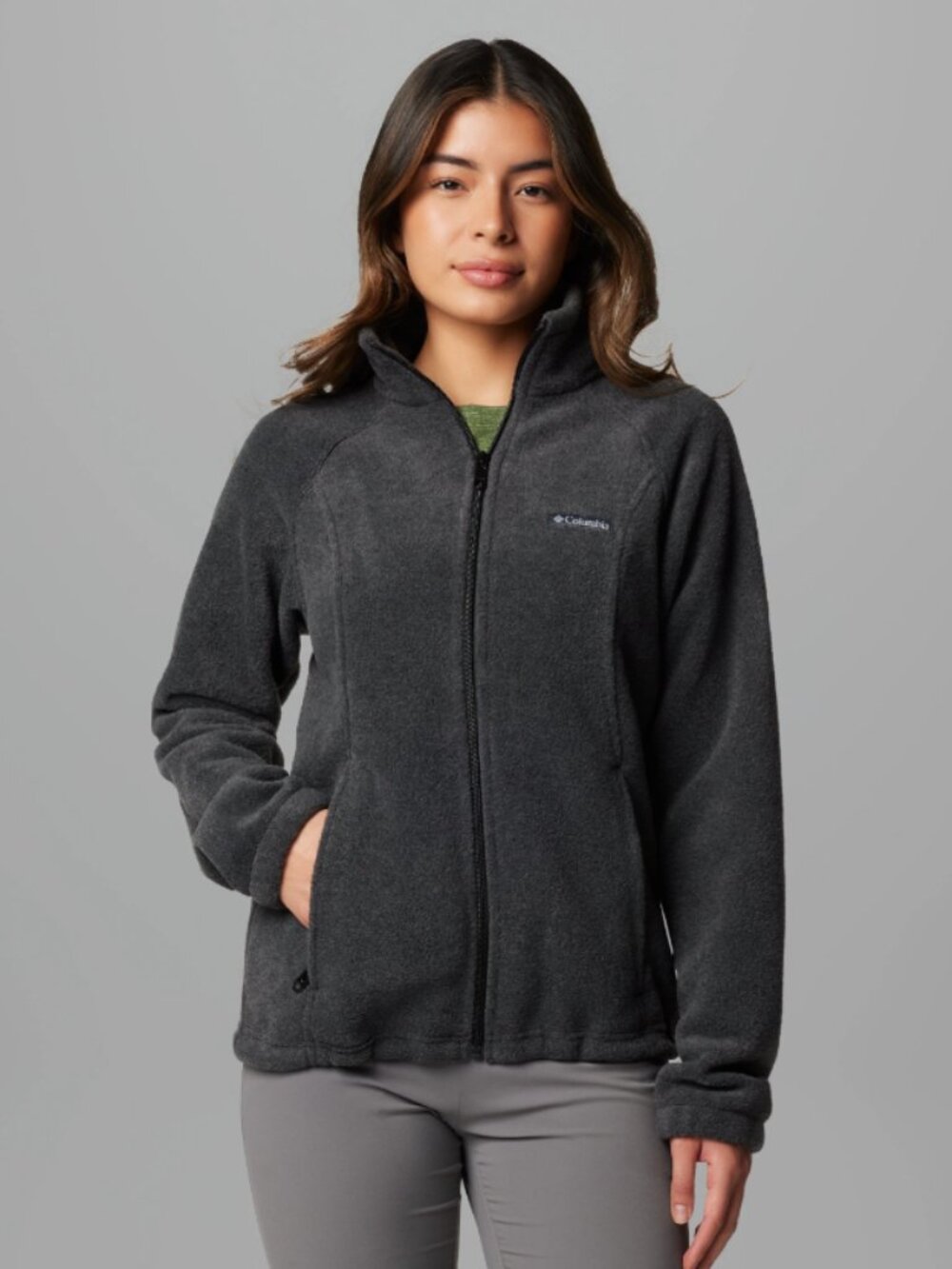 Columbia Women's Zip Fleece Jacket - Gray